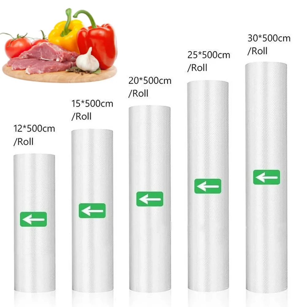 

Пакеты для вакуумной упаковки продуктов, 500 см/рулон