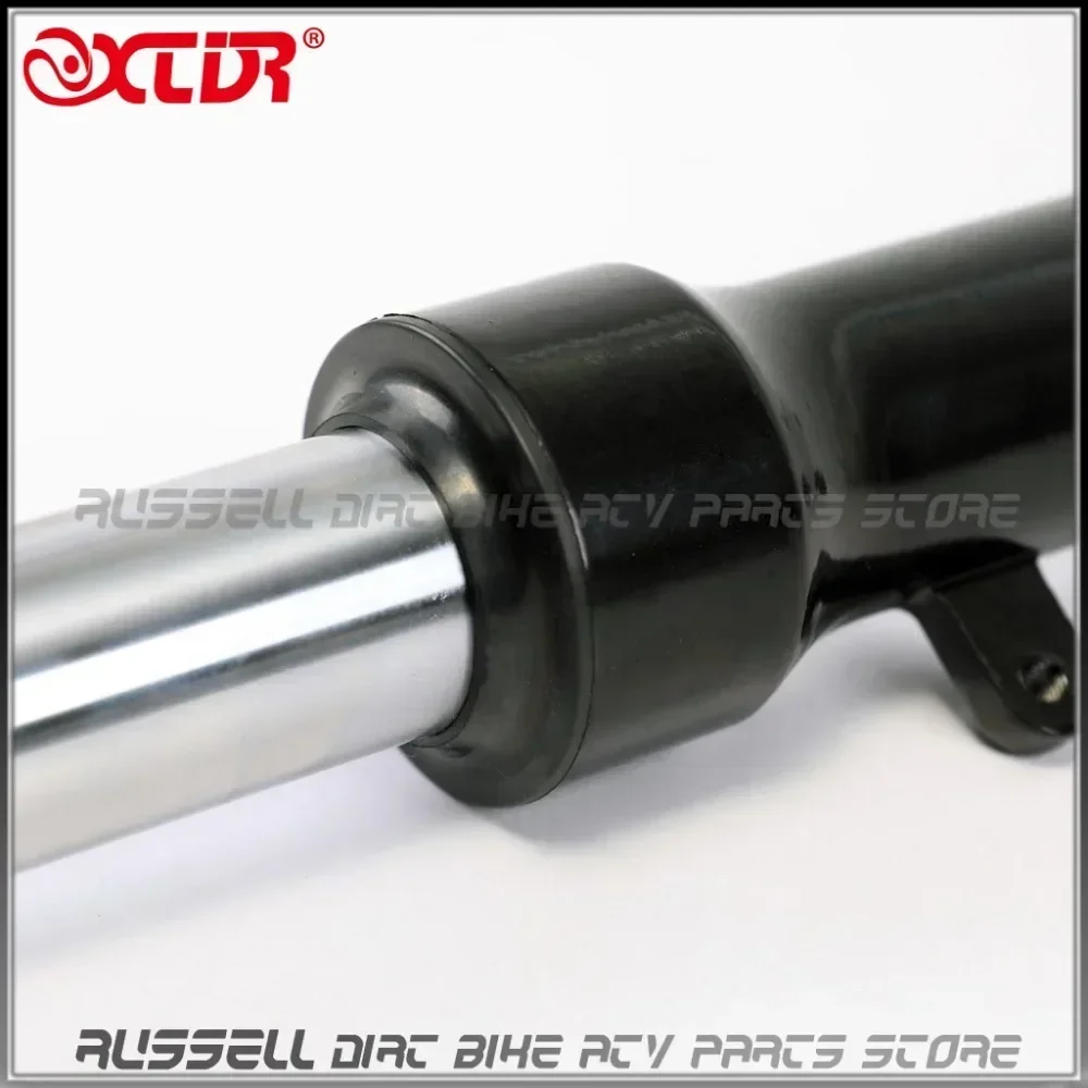 Motorcycle Front Fork Shocks Suspension with Handlebar Triple Tree Clamp and Bar Riser for Dirt Pit Bikes