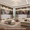 Closet System Closet Organizer, Wood Closet Organizer System, Walk-in Closets or Small Closets Wardrobe, Clothes Rack wi 6