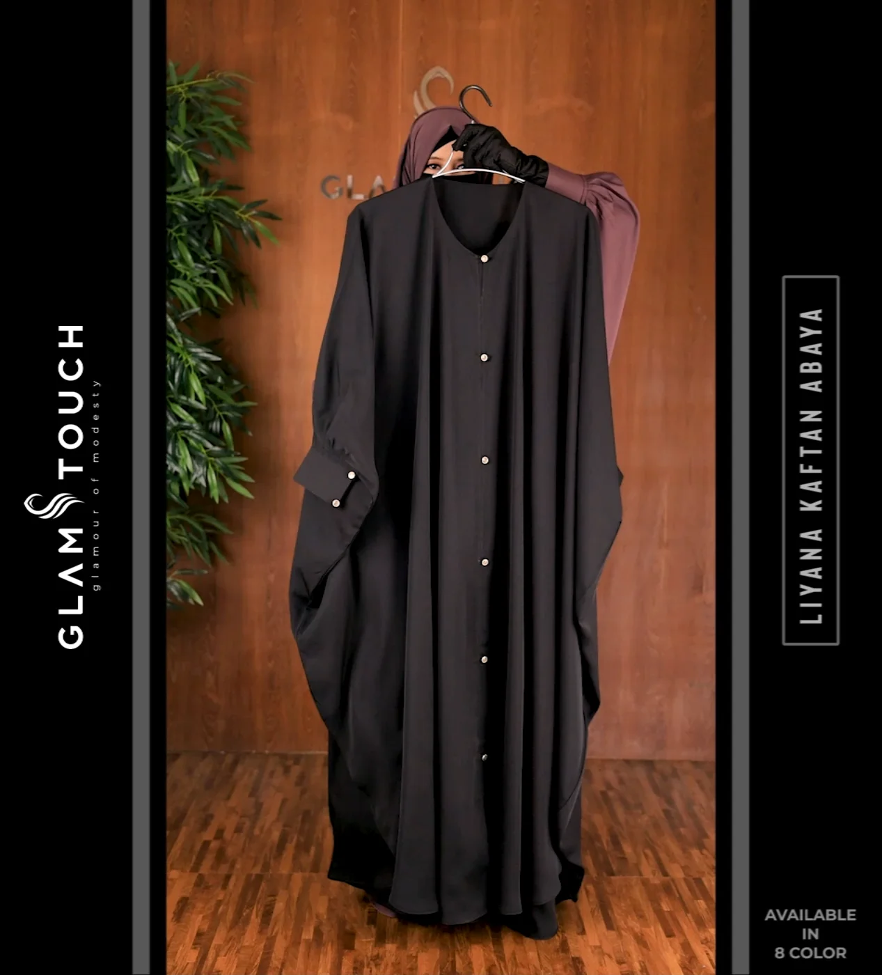 Glam Touch Premium ( Liyana ) Kaftan Abaya