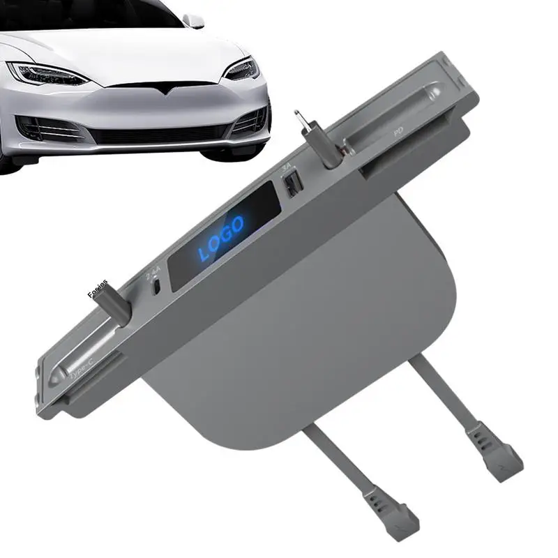 

Docking Station For Tesla Model 3 Y USB Hub Intelligent Fast Charging Type-C Quick Charger Intelligent Docking Station Device