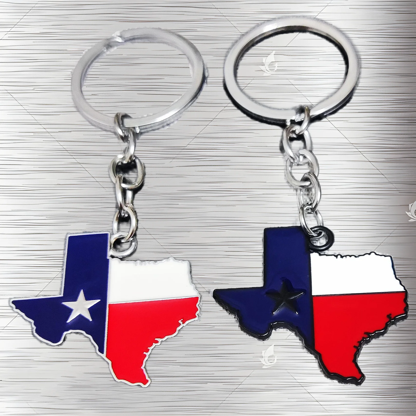 Texas Logo Keychain, 3D Metal Keyring, Applicable for TOYOTA Camry ...