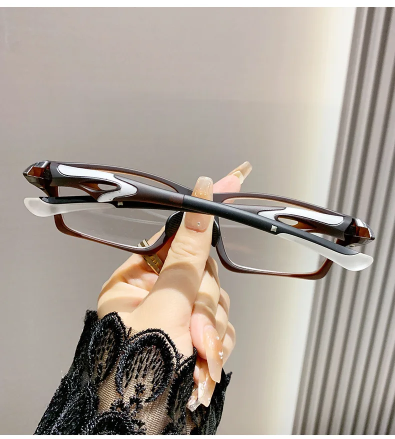Tr90 Sport Style Photochrome Anti-Blaulicht Outdoor-Sport Anti-Ablenkungs-Myopiebrille 81278 – Detail 13
