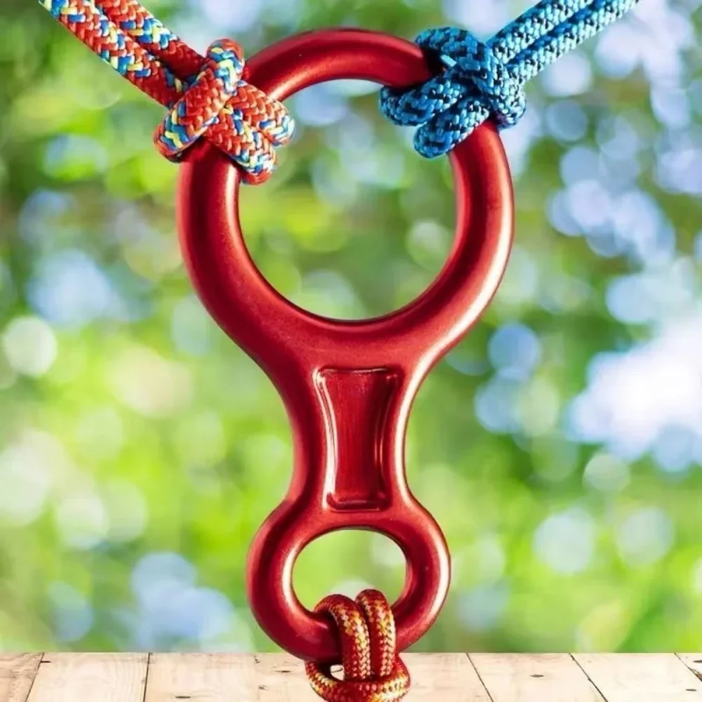 Rugged 35KN Aluminum Alloy Adventure Rope Gear for Outdoor Climbing & Abseiling