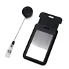 1Set Retractable Badge Holder Reel Staff Nurse Plastic Working Permit Holder Cover Exhibition Bus Pass Card Cover Case ID Sleeve 2