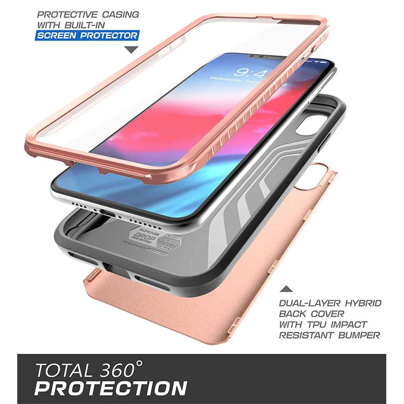 Screen Protector Iphone Xs Case Rose Gold ZIZO BOLT Series IPhone