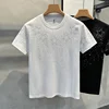 2025 Men T-shirt Short-sleeved Star Hot Diamond Internet Celebrity Explosion High-end Niche Half-sleeved T-shirt 4