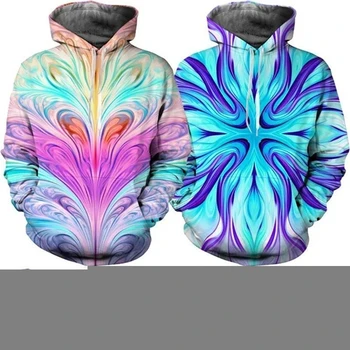 Splash Ink 3d Graphic Hoodies New Art Designer Colorful Hoodie Funny Casual Fashion Couple Breathable Comfortable Sweatshirt Top