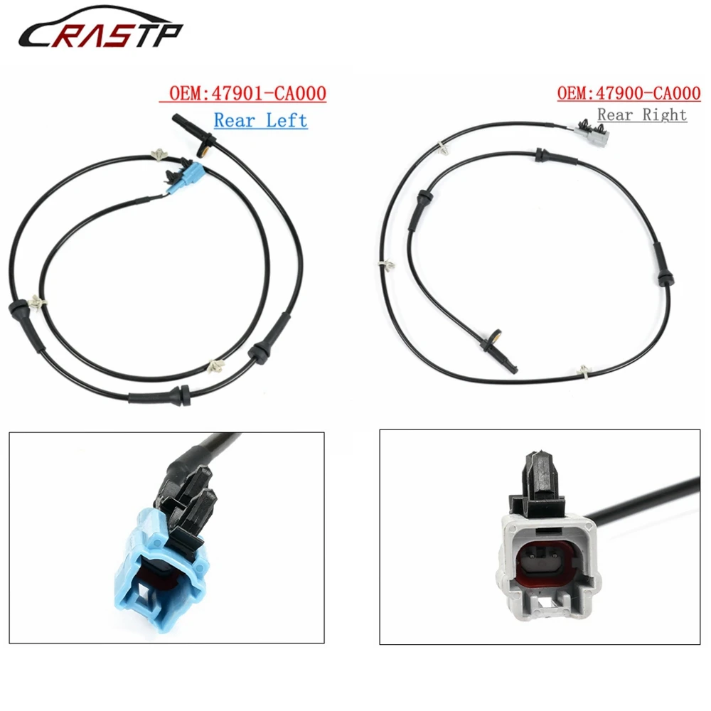

RASTP-Free Shipping ABS Wheel Speed Sensor Rear Left Right 47900-CA000 47901-CA000 For Ni-ssan M-urano V6 3.5L RS-THB042