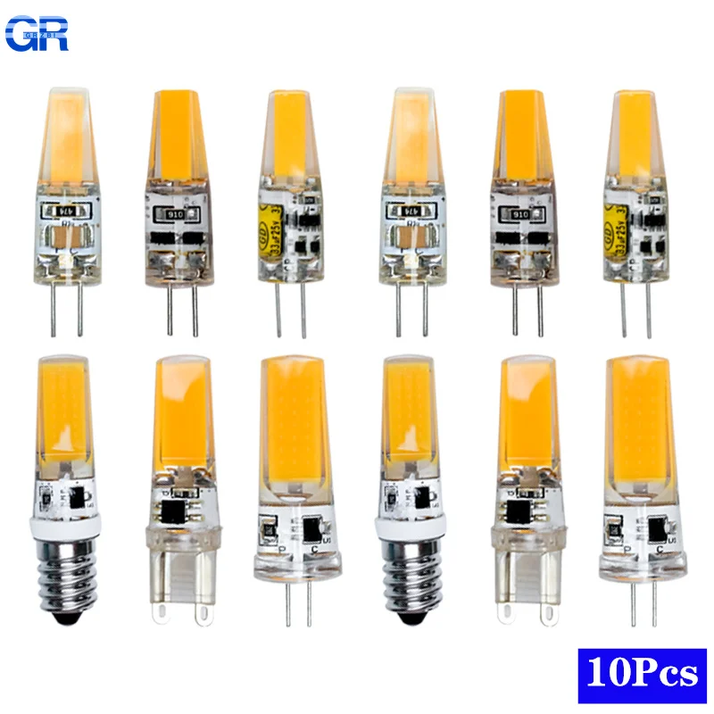 1-10pcs LED G4 8 LED 2W Light Bulb AC/DC 220V LED Lamp COB Spotlight  Chandelier Lighting Replace Halogen Lamps For Home - AliExpress