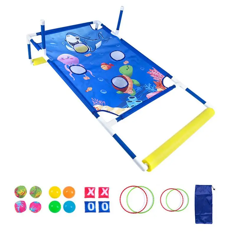 Kids Cornhole Game Set Bean Bag Corn Hole Ring Yard Games For Kids Outside Cornhole Activities Toy For Toddler 3 Year Old Boy