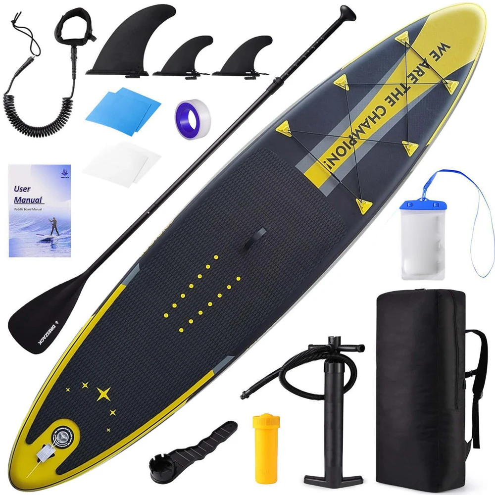 

Inflatable Stand-Up Surfboard Seaside Beach Water-skiing Surfboard Pulp Board Water Sports Thicken PVC Surfboard Paddle Board