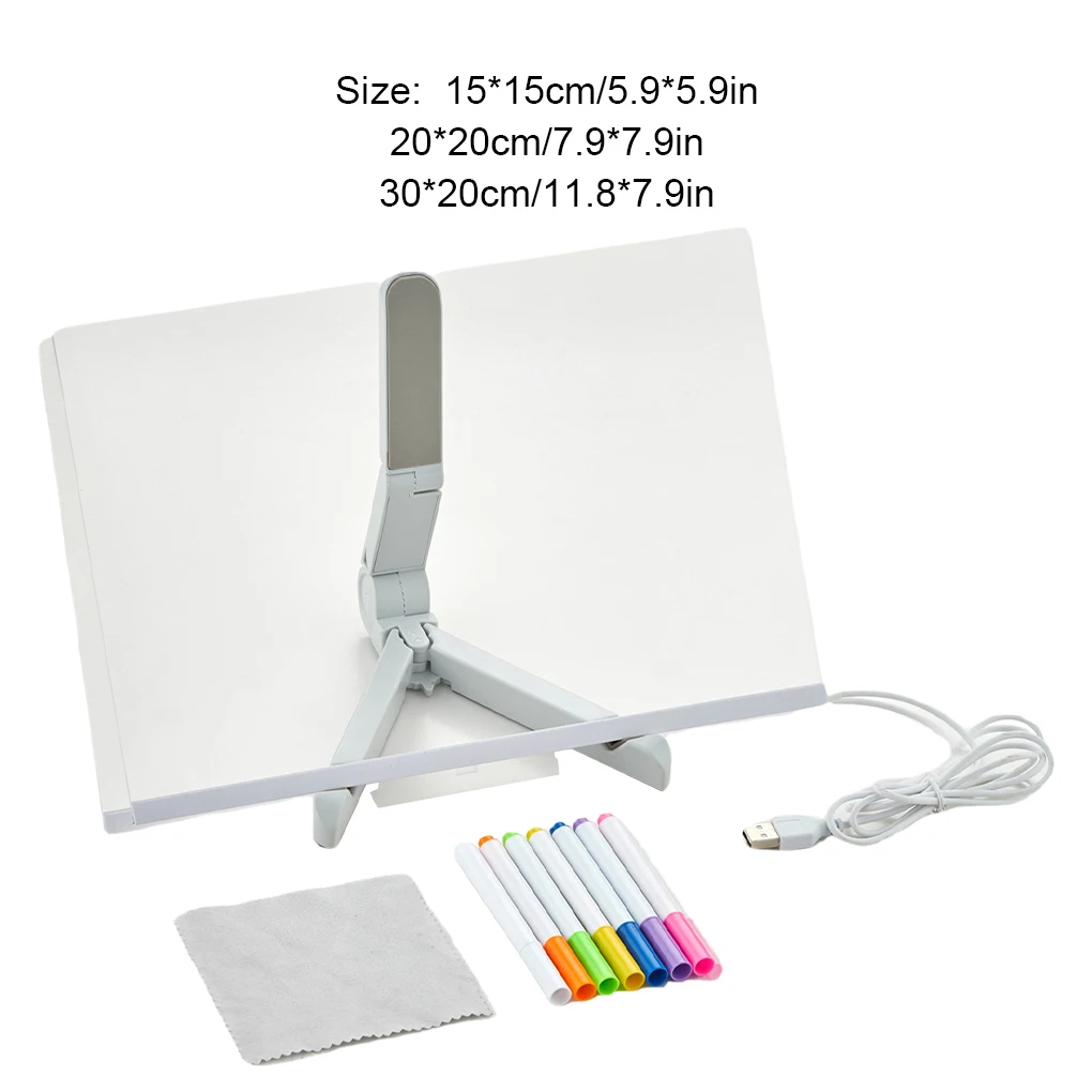 Triangle Support Led Drawing Pad Clear And Easy To Install Display Home Or Any Other Environment