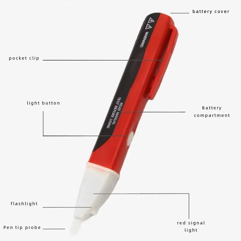 High Precision Electrical Test Pencil with Line Detection