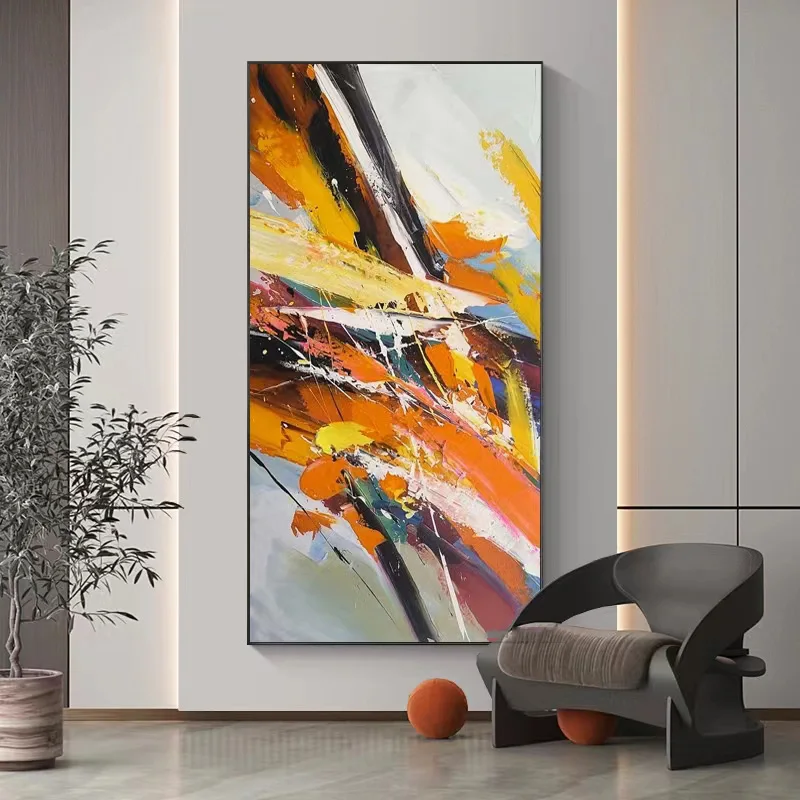 Large Modern Art Oil Painting On Canvas Modern Wall Art, 56 OFF