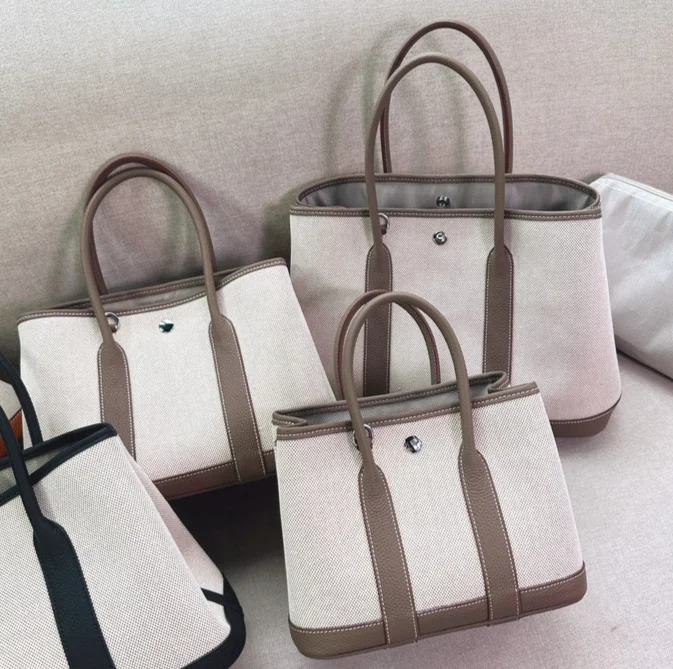 2024 neue kopf schicht rindsleder garten leinwand große kapazität Tongle freizeit handtasche schulter umhängetasche_voghion.com