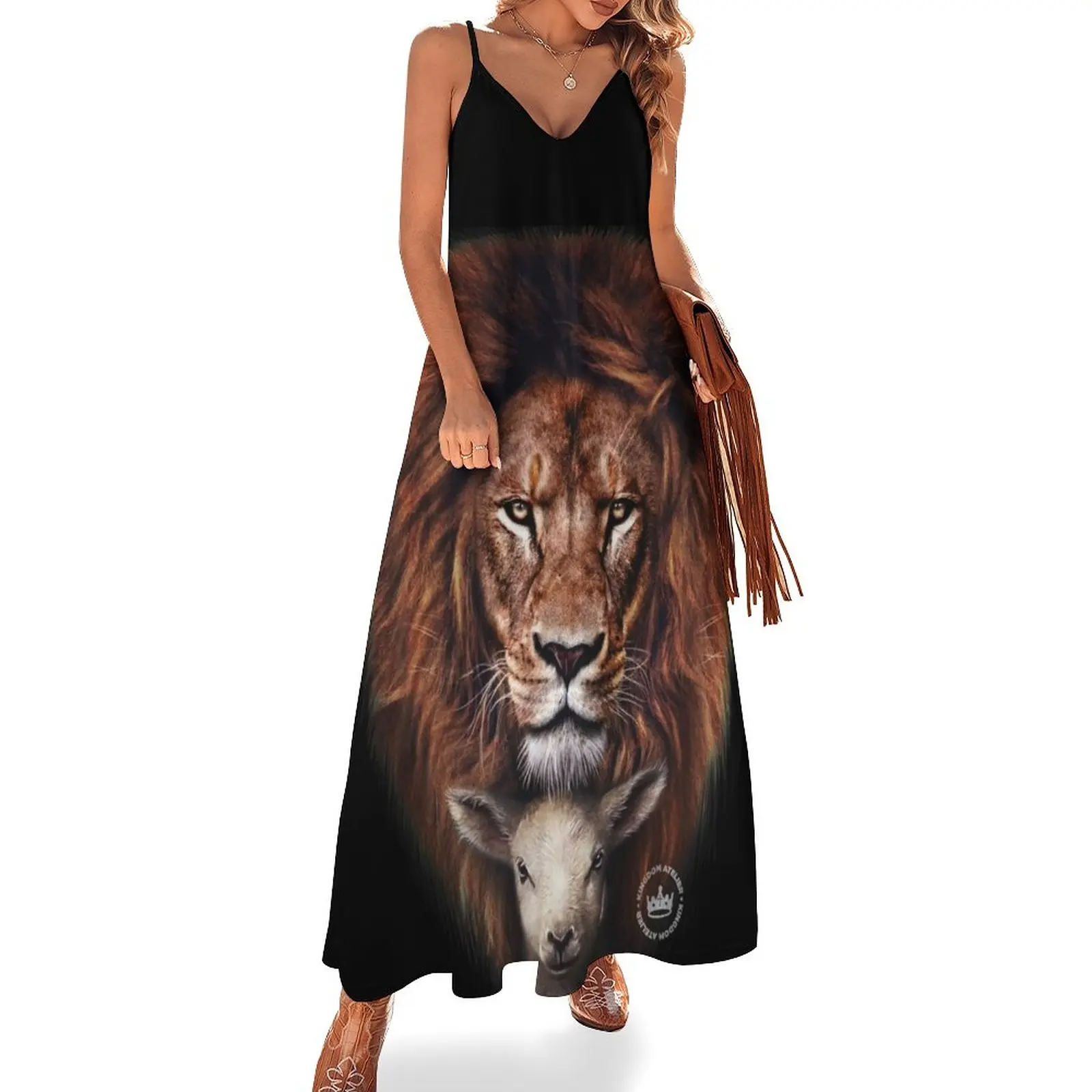 

Lion and the Lamb Sleeveless Dress elegant and pretty women's dresses evening dress Evening dresses