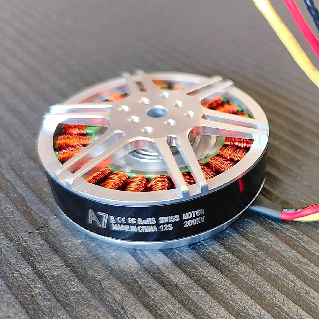 Moteur sans balais suisse 6210Q, haute puissance 200KV, couple élevé pour la Protection des plantes, conception du Rotor extérieur