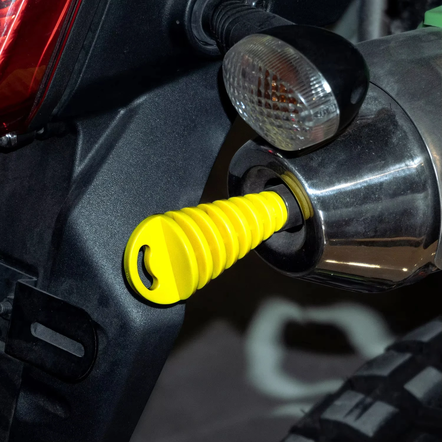 Exhaust Wash Plug Pipe Protector PVC Honda Kawasaki KTM Suzuki Yamaha Motorcycle Universal
