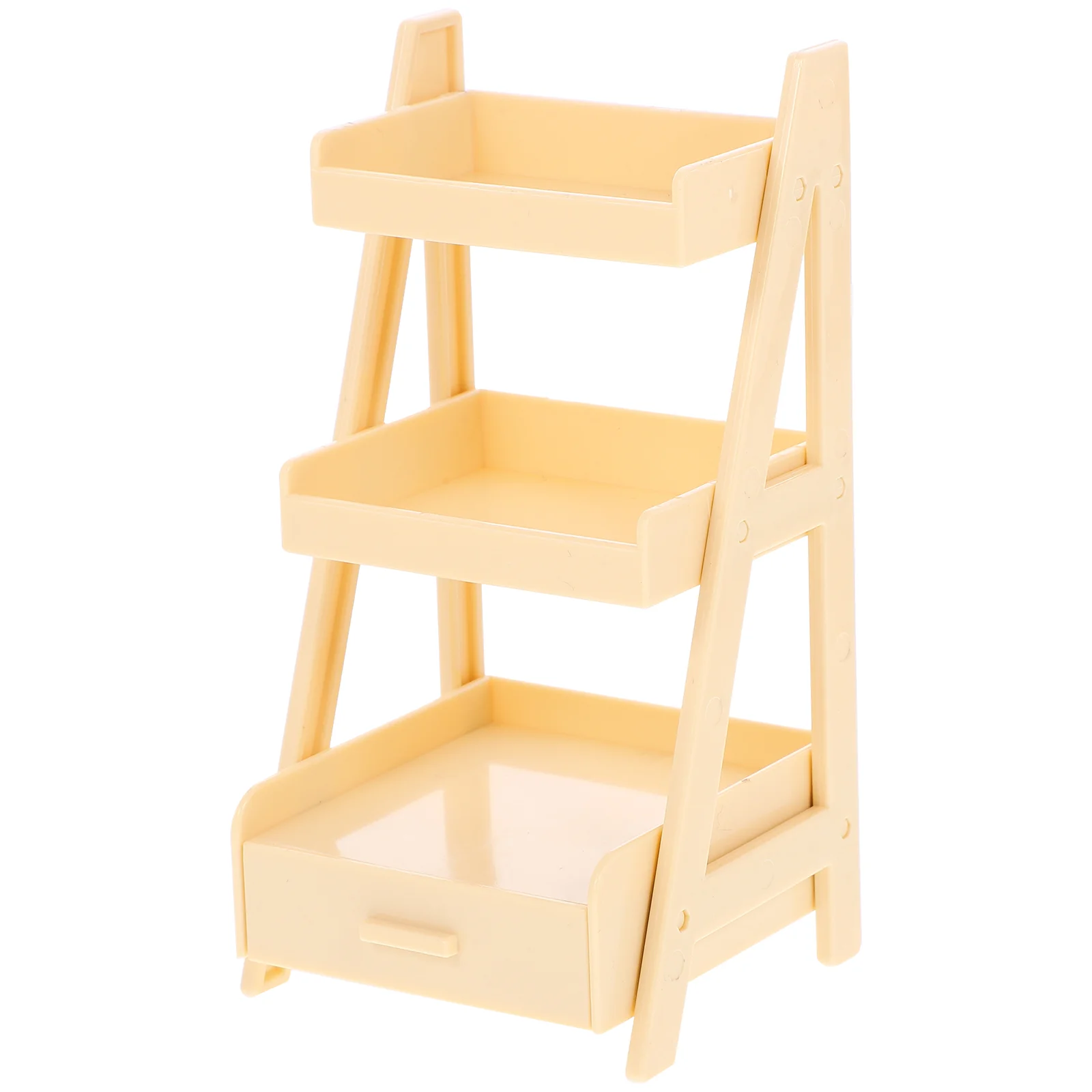 Children's Flower Stand House Mini Furniture Props Kids Plant Pot Rack Shelfs Miniature Model Food Play Storage