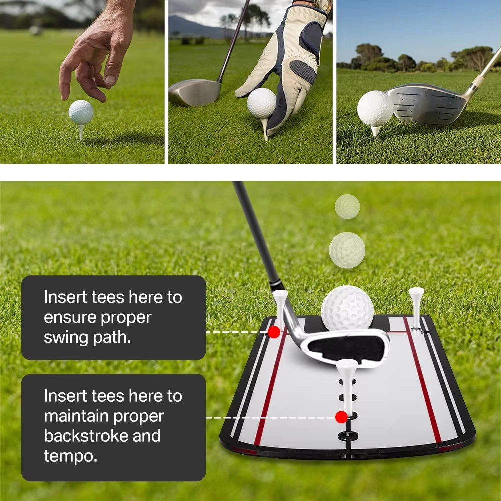 Golf Putting Mirror Alignment Training Aid 3