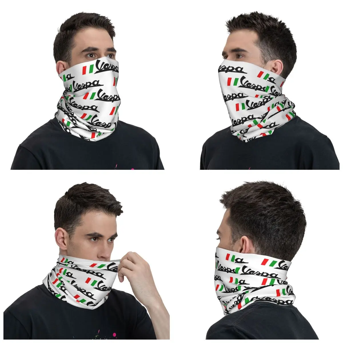 Motorcycle Bandana Neck Gaiter Vespas Mask Scarf Multifunctional Cycling Fishing Unisex Adult All Season cycling bandana bandana headscarf cotton bandana camouflage bandana motorcycle bandana multifunctional bandana neck gaiter bandana neck cover neck wrap