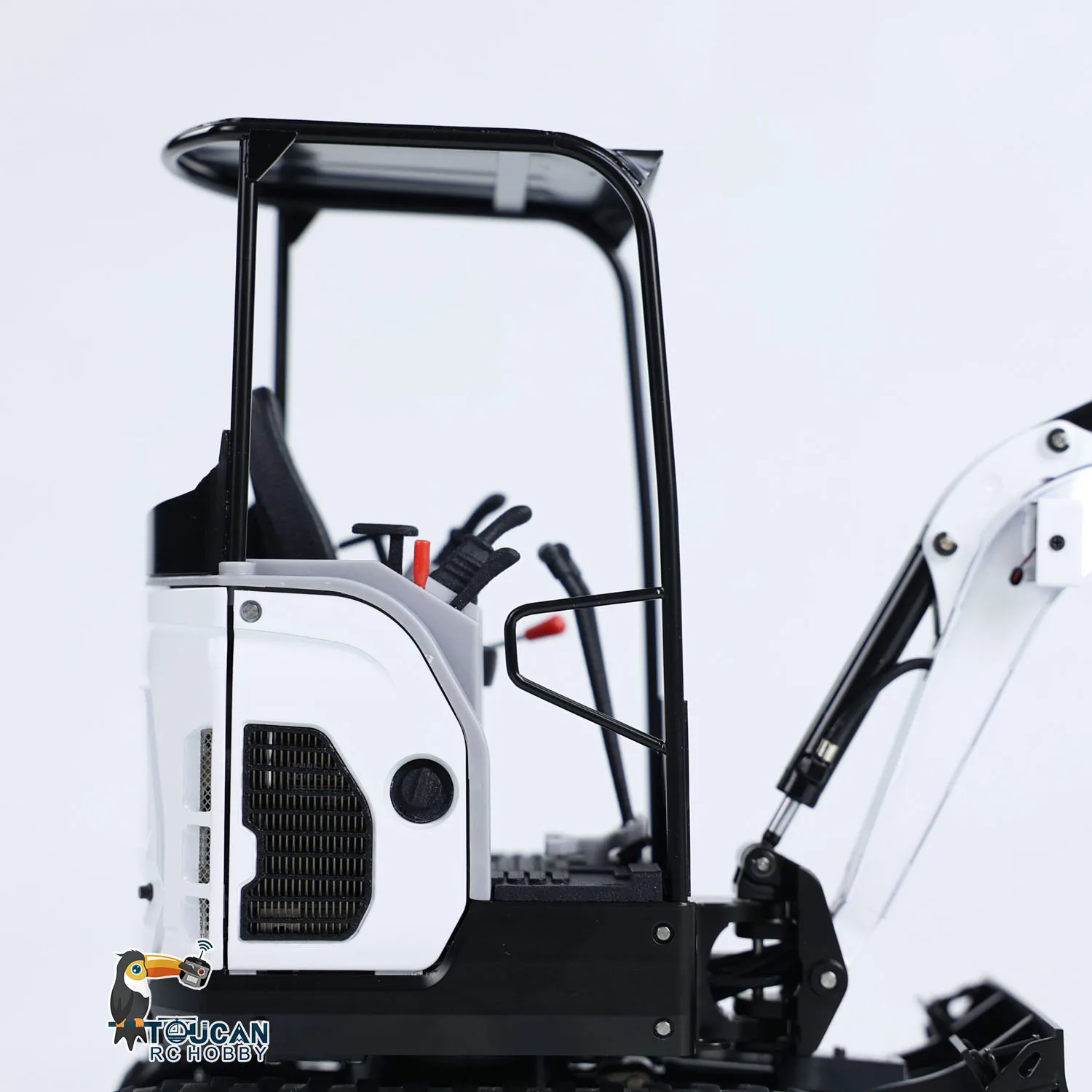 Toys Digger JXMODEL 1/14 Mini  RTR RC Excavator JX-E20 Hydraulic Machinery Model Radio Control Tracked Car Truck Construction 4
