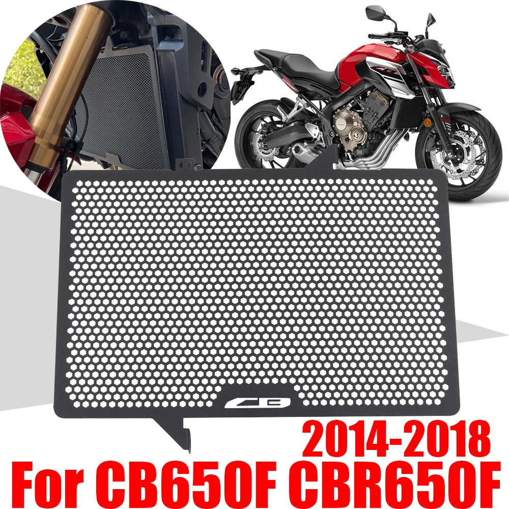 

For HONDA CB650F CBR650F CB650 CBR650 CBR CB 650 F 650F 2014 - 2018 Accessories Radiator Guard Protector Grille Protection Cover