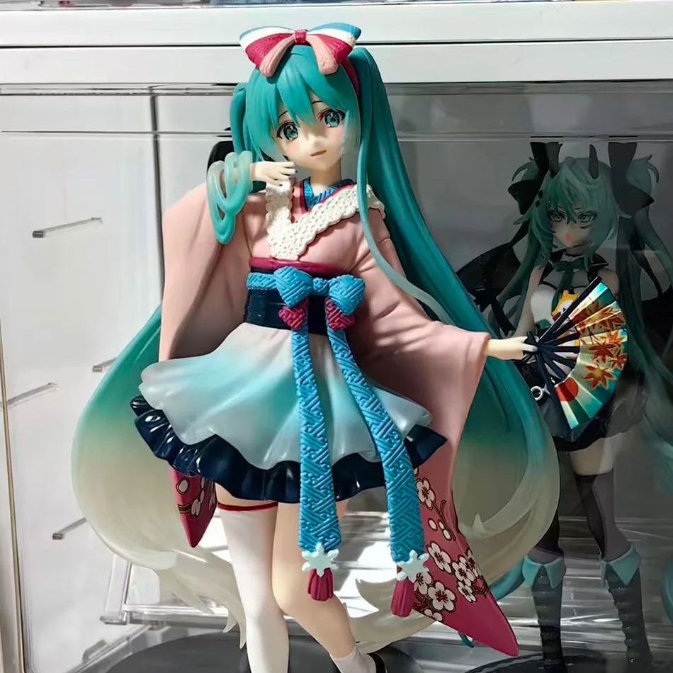 Tokyo Series Kimono Anime Figurine - Kawaii Girl Decorative Collectible