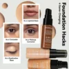 Face Foundation Cream Oil-Control Matte BBCream Waterproof Lasting Concealer Liquid Full Coverage Matte Base Professional Makeup 4