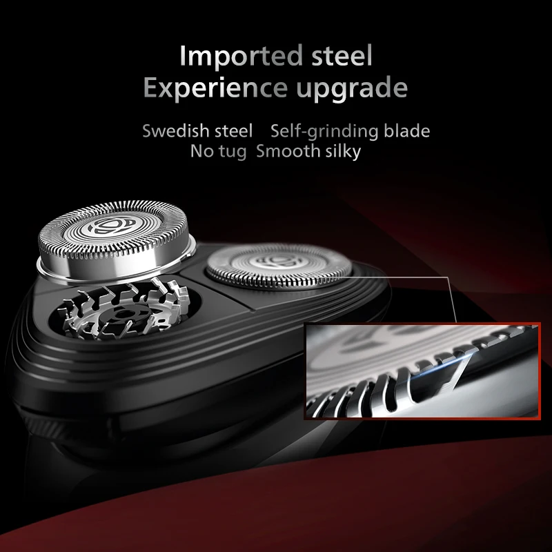 PHILIPS S1113 Electric Shaver USB Charge Stainless Steel PowerCut Blade Razor Triple Floating Head Men Fast Shave Beard Trimmer - Image 4