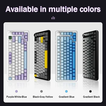AJAZZ AK820MAX Magnetic Axis Wire/Wireless RGB Mechanical Keyboard Gasket Structure Full-key Hot-swappable For E-sports Keyboard 5