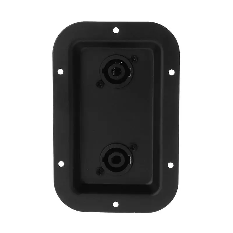 

Plate Socket Junction Box Clip Guitar Dual 1/4" PA/DJ Speaker Cabinet Metal for SpeakOn PA Speaker