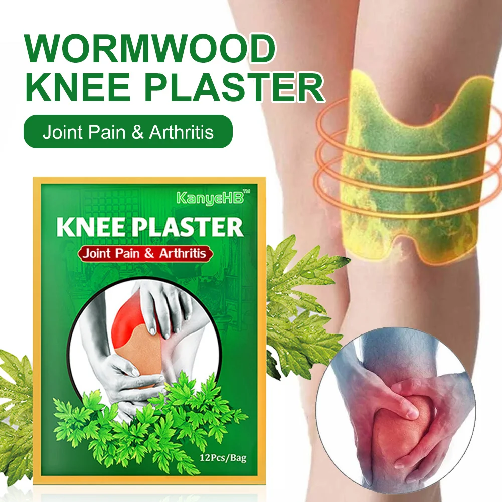 12Pc Knee joint Pain Plaster Chinese Wormwood Extract Sticker for Joint Ache Arthritis Rheumatoid Relief Patch Fastdelivery |