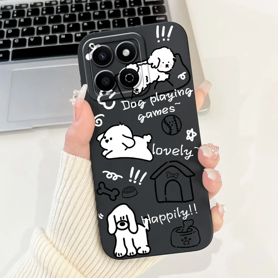 Cute Panda Cartoon Soft Silicone Matte Phone Case - Durable Protective Cover