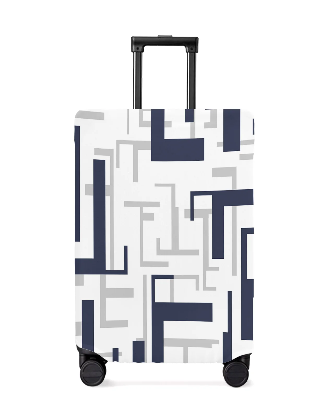 modern-art-geometric-blue-grey-white-luggage-cover-stretch-baggage-protector-dust-cover-for-18-32-inch-travel-suitcase-case