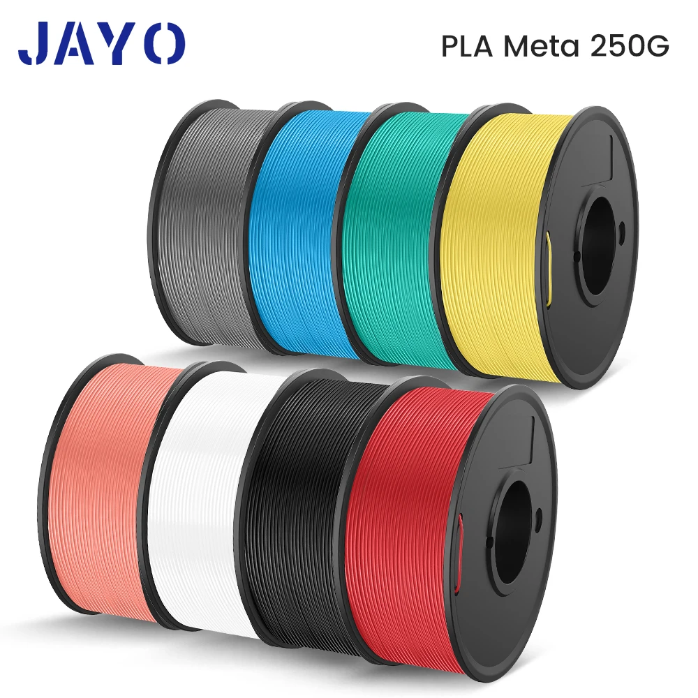 JAYO PLA Meta Filament 1.75MM 3D Printer 4/8/10/20Rolls Random Color 0.25KG/Roll Good Liquidity for FDM 3D Printing Material