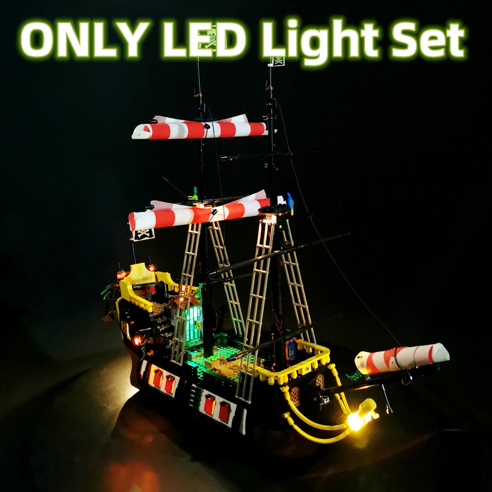 IN STOCK Remote Control LED Light Set For Pirates of Barracuda Compatible With LEGO 21322 Building Blocks Bricks Accessory Toys