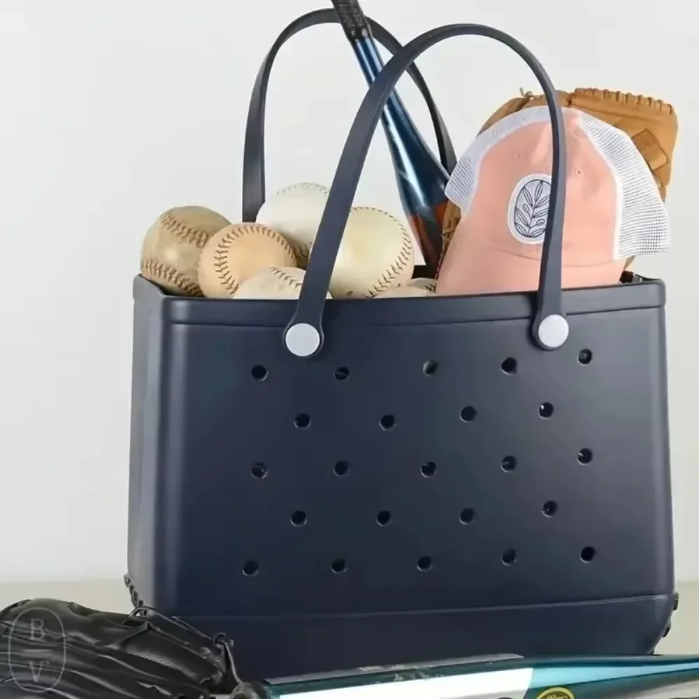 Borsa A Tracolla Impermeabile In EVA - Leggera, Capiente, Per Spiaggia, Shopping E Viaggi | Design Unisex - Foto 8