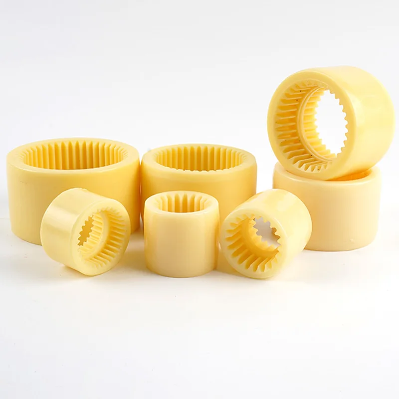 Inner tooth nylon sleeve inner tooth gear coupling accessories oil pump motor special joint high torque connection sleeve shaft coupler flexible coupling shaft connector rigid shaft coupler