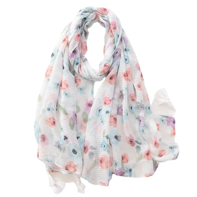 2022-fashion-ombre-flower-print-tassel-scarf-shawls-long-soft-beautiful-floral-wrap-hijab-scarves-free-shipping