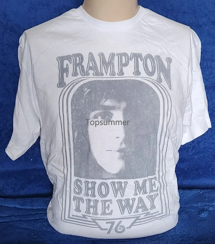 

Peter Frampton - Show Me The Way - Large T-Shirt - White - New