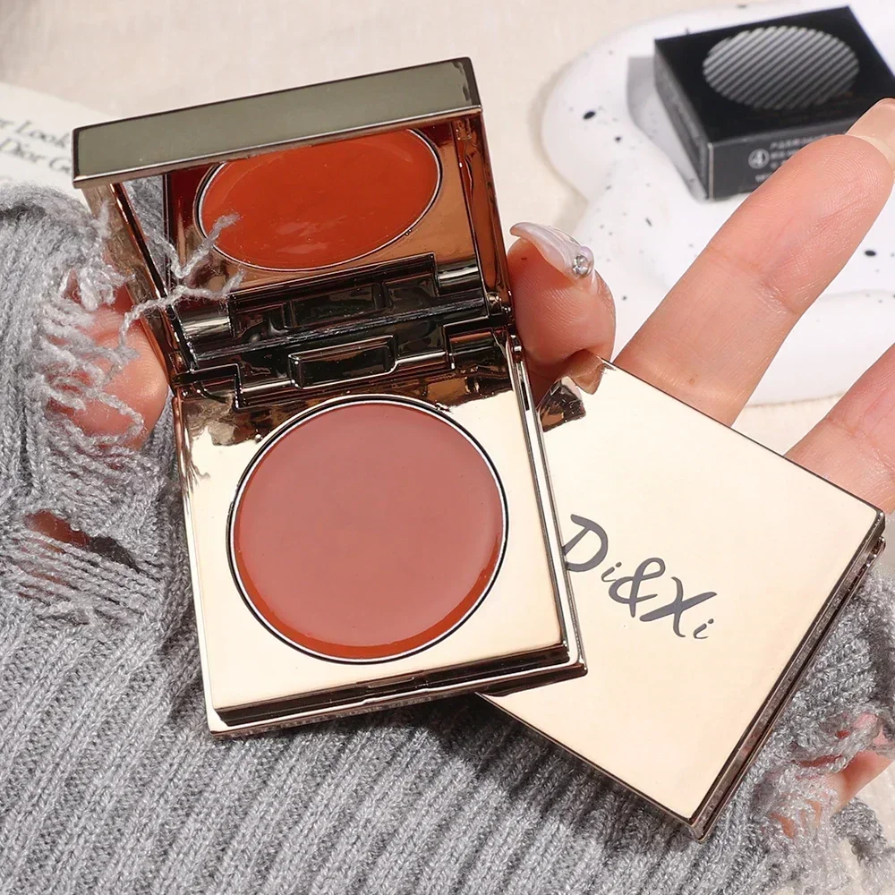 Moisturizing Blush Lip Cheek Balm Waterproof Multi-purpose Lip Mud Cream Lasting Brightening Matte Face Blusher Makeup Cosmetics