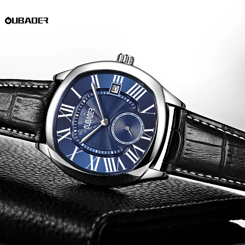 OUBAOER 2024 New Leisure Quartz Men's Watch Waterproof High Sense Simple Temperament All Fashion Exquisite Small Niche For Men