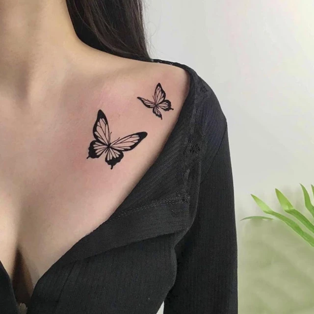 55 Delightful Butterfly Tattoos On Shoulder  Tattoo Designs   TattoosBagcom