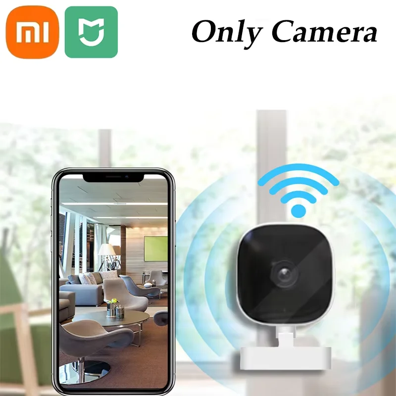 Mini Camera Xiaomi HD 4K Mini Security Camera Ip65 Waterproof Full Color Night Vision Motion Detect Surveillance Wifi Monitor & 2 Way Audio