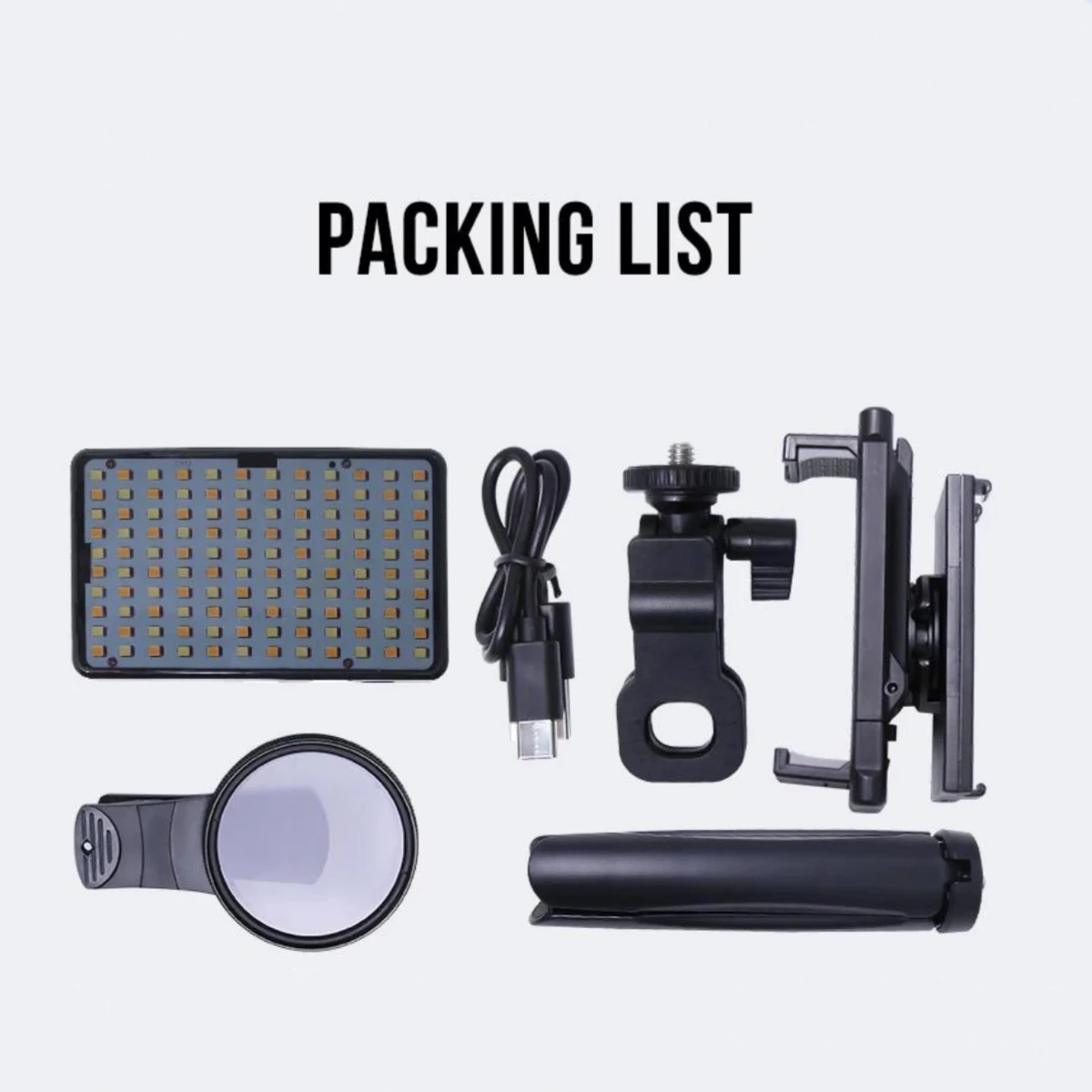 120 LED Reduce Reflected Fill Light Of Tattoos With 52mm Cpl For Cellphone Lens Circular Polarizing Filter Compatible Any Phone 6
