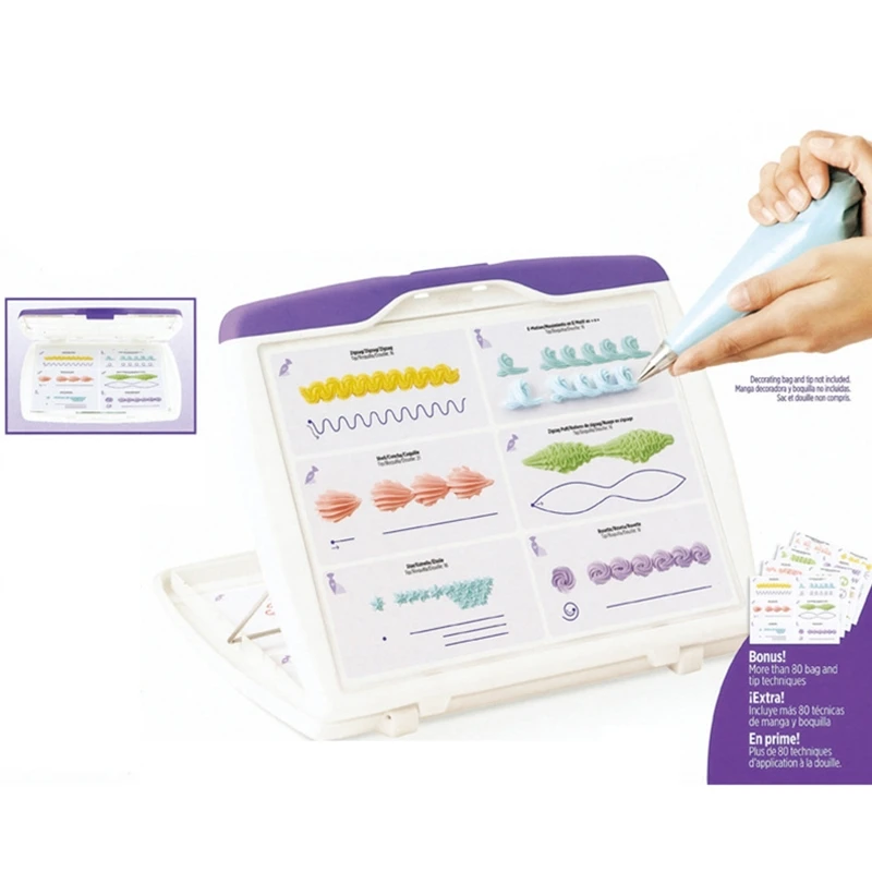 עוגת ציפוי צנרת DIY ציור לוח תבנית נייר בפועל קרטון להדביק פונדנט קרם לקשט