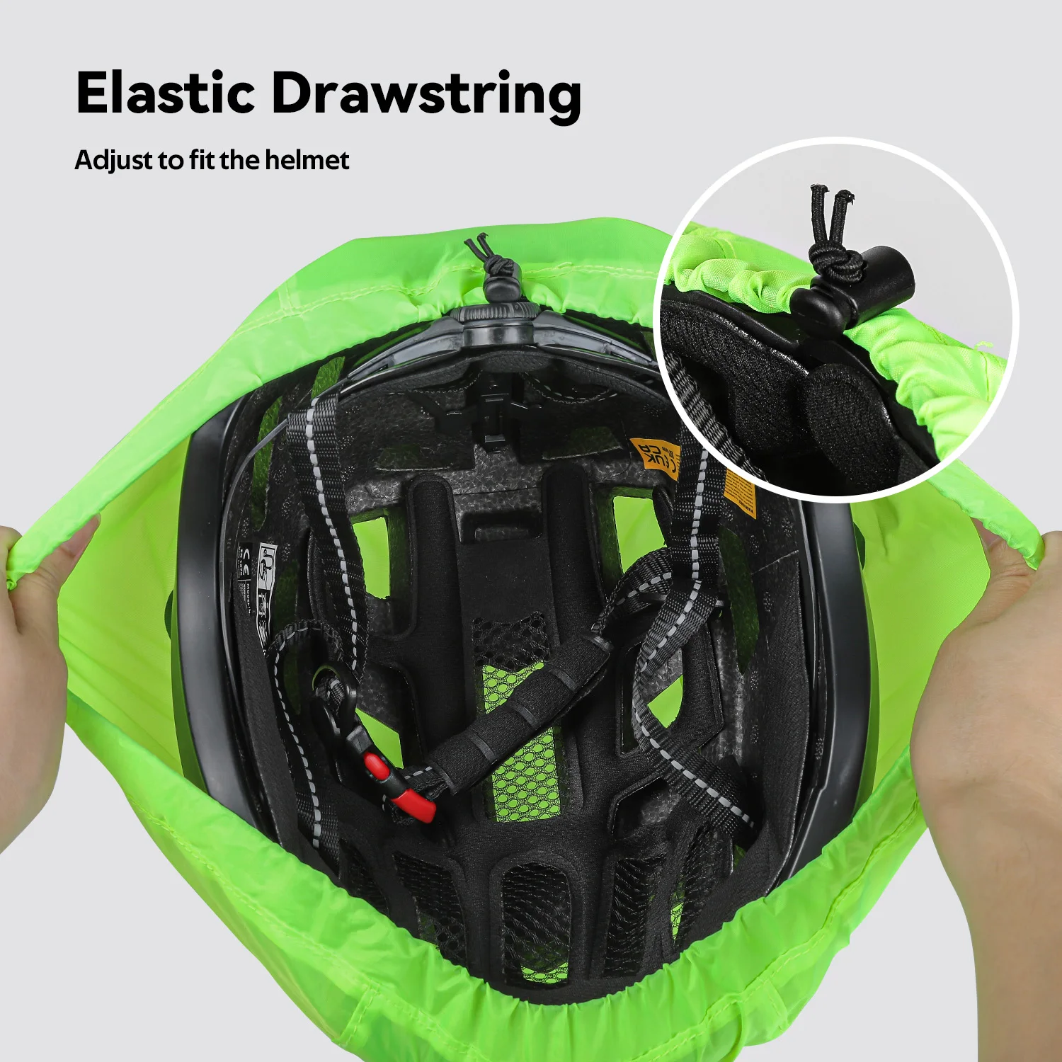 Waterproof Reflective Cover for Bicycle Helmet Rainproof Cycling MTB Road Bike Dustproof bike helmet cover