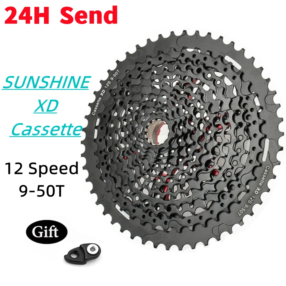 Sunshine Xd Cassette 12 Velocità 9-50T Ruota Libera Mtb Bicicletta Pignone Mountain Bike Volano Adatto Per Sram Gx Eagle Sram Gx Eagle12